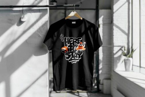 Black Cool Graphic Tee