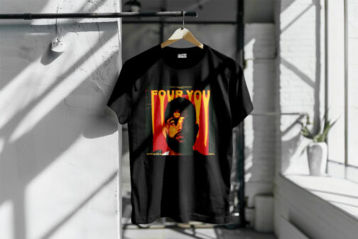 Black Karan Aujla Character T Shirt