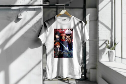 White Jujutsu Kaisen Tshirt